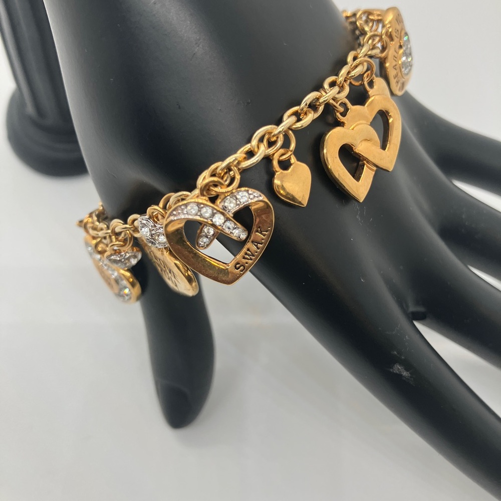 Gold Tone Charm Bracelet